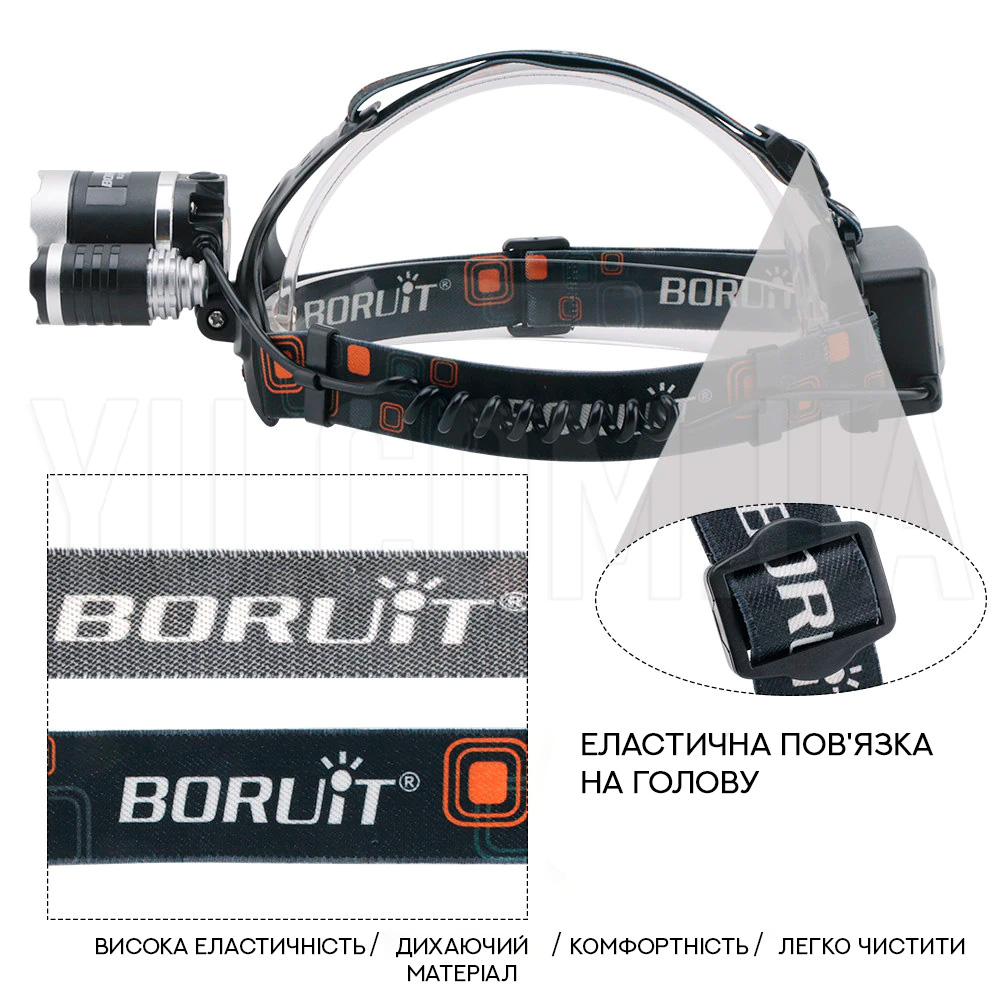 Світлодіодний ліхтарик налобний X-BAIL RJ-3000-T6 Boriut Світлодіодний ліхтарик налобний X-BAIL RJ-3000-T6 Boriut